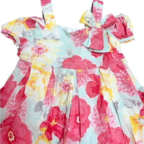 Girls' Vibrant Floral and Geometric Patterned Dress Duo size 3T spring dresses - Picture 3 of 5